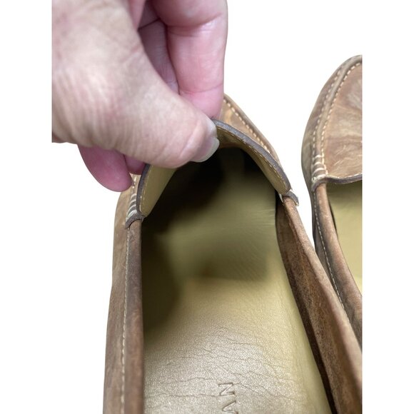 Cole Haan Mens Brown Leather Slip on Loafers Dress shoes Sz 10.5M SKU 9486 - Picture 7 of 16